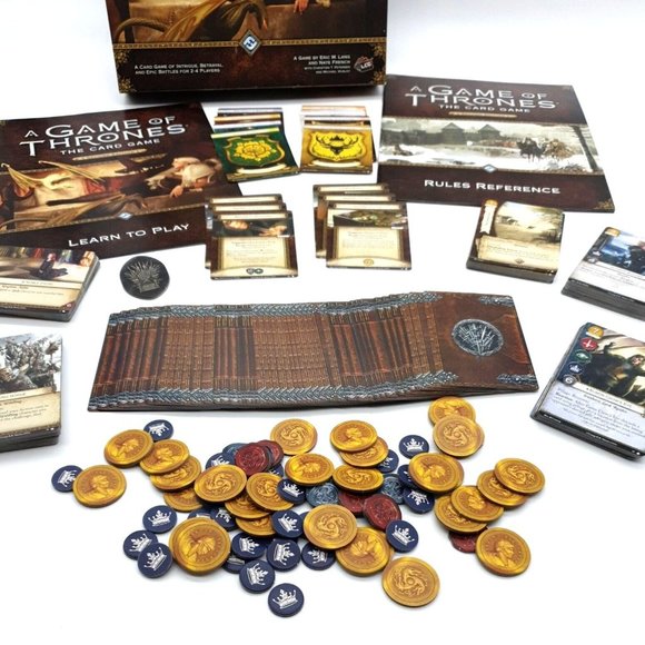 A Game of Thrones The Card Game Second Edition Core Set Complete Family Night - Picture 3 of 11